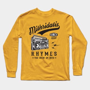 Rhymes You Grew Up With - Black Long Sleeve T-Shirt